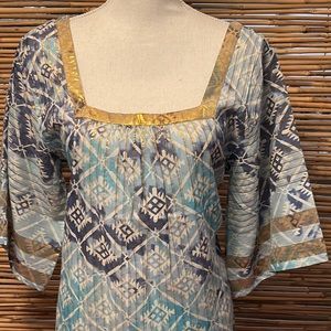 GORGEOUS! Batik Print Blouse